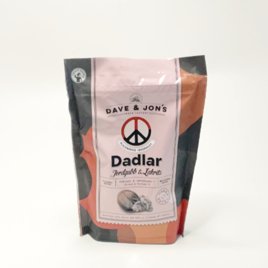Dates with strawberry & liquorice, 125g-bag
