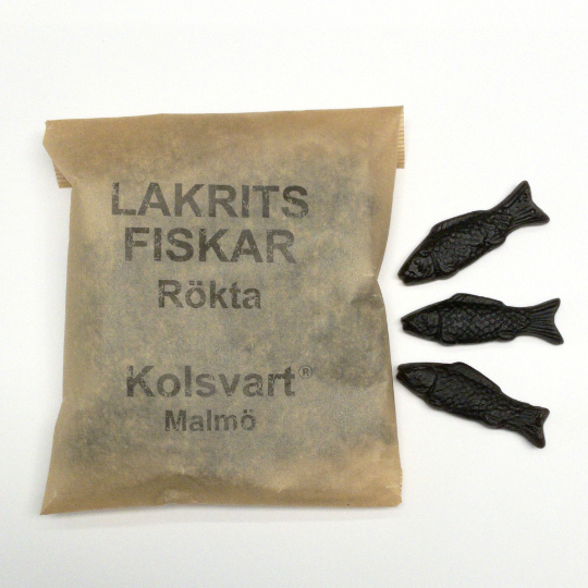 Licorice Fish R&ouml;kta, 120g-bag