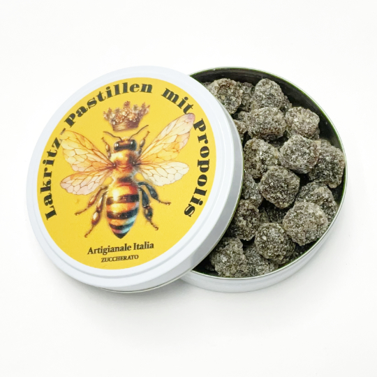 Liquorice with propolis, 60g tin